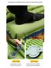 Outdoor TPU Self-Inflating Camping Mat with Built-In Foot Pump, Pillow, and Moisture Protection