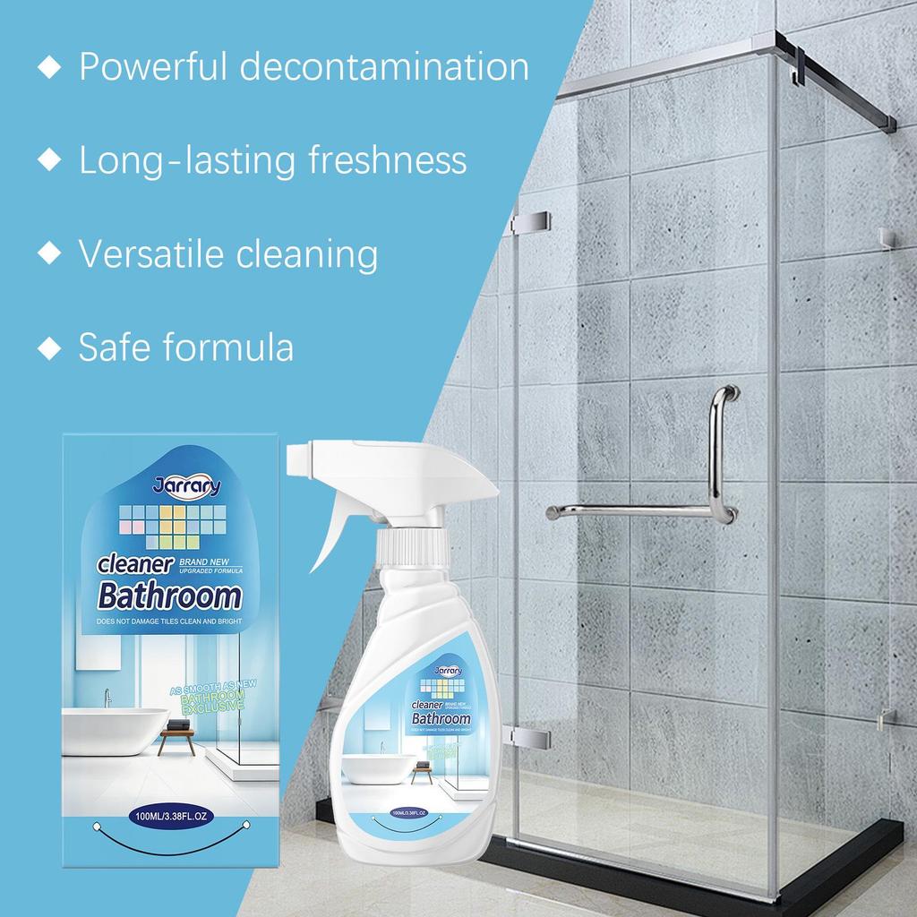 Jarrary Glass Cleaner: Conveniently Cleans and Brightens Bathroom Surfaces