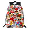 Un Verano Sin Ti Printed Single Layer Backpack for Primary and Secondary School Students, Large Capacity Backpack