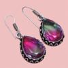 Tourmaline Set Gemstone Gift Wedding Party Bi-Color Pendant,Earring,Ring