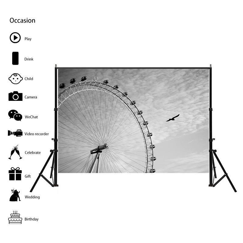 European Sscenic Spots Theme Background Cloth Photography Backdrop Photo Background Cloth Studio Props Decor