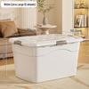 Extra Large Plastic Storage Box with Wheels for Toys, Snacks, Clothes - Thickened Container for Living Room & Bedroom