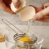 Premium Stainless Steel Egg Yolk Separator - Effortless Egg White And Yolk Divider With Filter Function For Separated Eggs