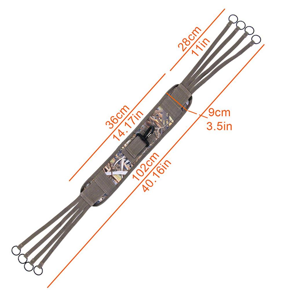 Limit Deluxe Game Strap Game Hog Strap Bottom Land Slip Ring Tote Carrier Waterfowl Floating?Duck Carrier Neck Style