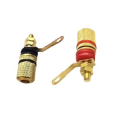 4mm Bananenstecker Lautsprecherklemmen Bananenstecker Klemmen Goldbeschichtet Einfache Installation