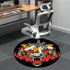 1PC Tiger Face Office Round Rug, Non slip, Soft and Durable Office Rug for Interior Decoration, Perfect for Office