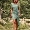 New Fashion Trend Women's High Elastic Light Casual Knitted Dress