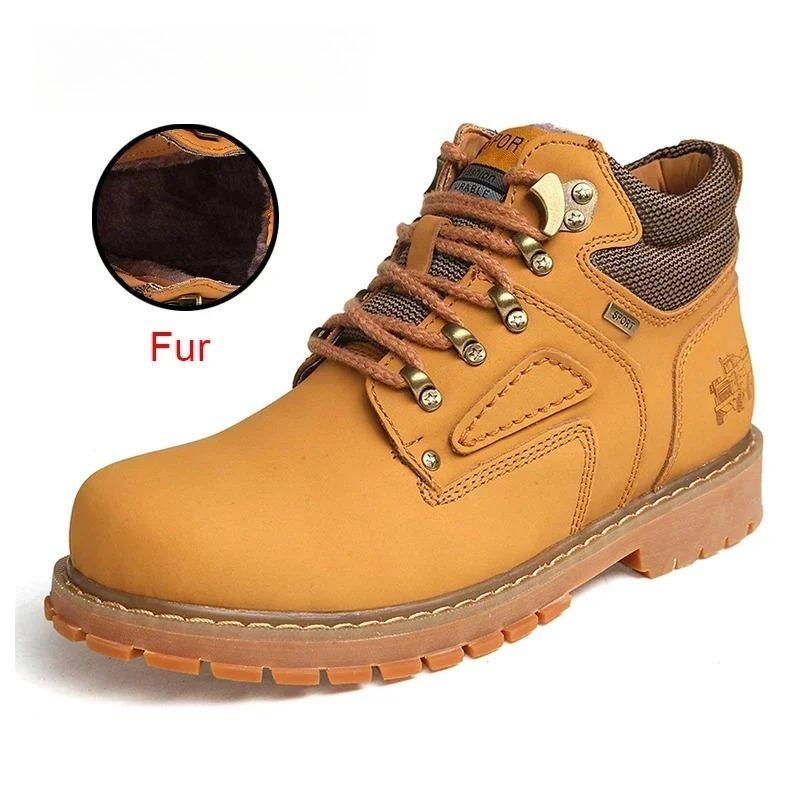 Hiking Shoes Men Waterproof Hunting Boots Tactical Desert Combat Ankle Boots Trekking Shoes Women Work Leather Walking Sneakers