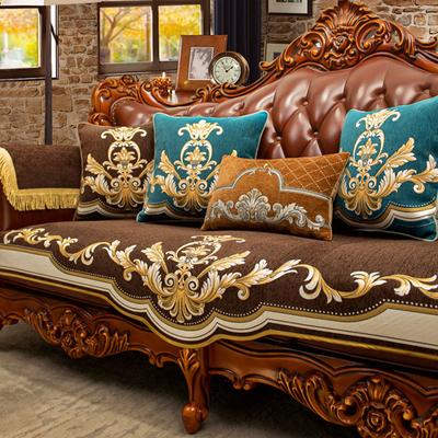 Copertura Protettiva Lussuosa per Divano Europeo Decorazione Soggiorno Copridivani Antiscivolo Universale per Tutte le Stagioni Asciugamano per Divano Decorazione Casa