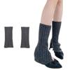 Ribbed Knitted Long Socks Knit Leg Warmers for Girl Women High Elastic Stockings Winter Loose Socks Stylish Accessories