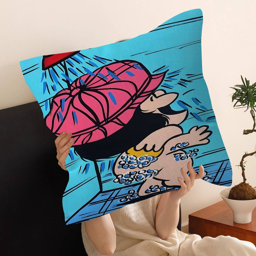 Cute Cartoon Mafalda Personalized Pillow Cover Kids Bedroom Wild Party Decor Pillowcase Kid Birthday Shower Gift