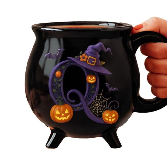 

Кружка-котел ведьмы 12 унций Персонализированная кофейная кружка на Хэллоуин Керамическая чашка для чая Ведьмин отвар Подарок на Хэллоуин или день рождения для женщин, лучших подруг, семьи