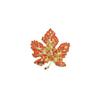 Exquisite Luxus Damen Brosche Anstecknadel Rotes Ahornblatt: High-End Begrüßungsaccessoire
