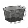 Rear Cycle Basket Easy To Install Bike Heavy Duty Transport Gear for School, Shopping,