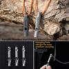 Titanium High Volume Whistle Portable Camping Whistle Safety Survival Whistle  Outdoor Tool