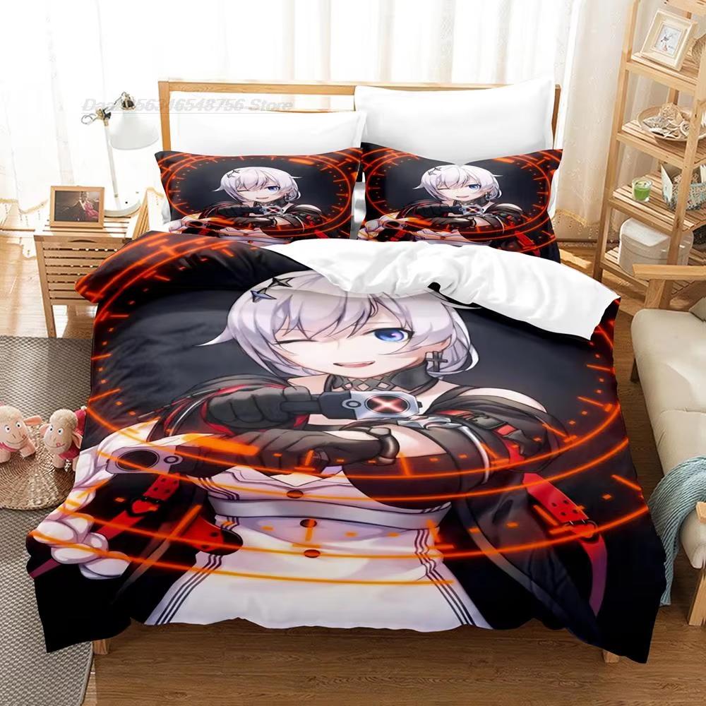 Honkai Impact 3rd Bedding Set Single Twin Full Queen King Size Bed Set Adult Kid Bedroom Duvet Cover Sets 3D Print Kawaii Anime