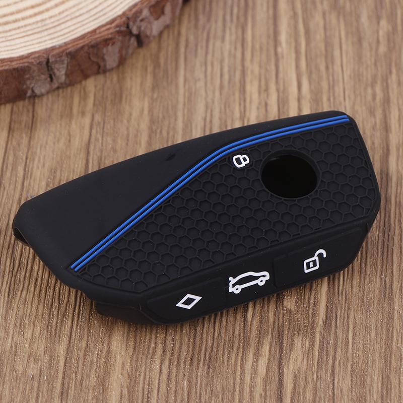 Key Case Silicone Cover Protect Shell Fob for I7 X7 G07 LCI IX I20 X1 U11 7 Series G70 G09 XM U06 G81 M3 Custom Fit