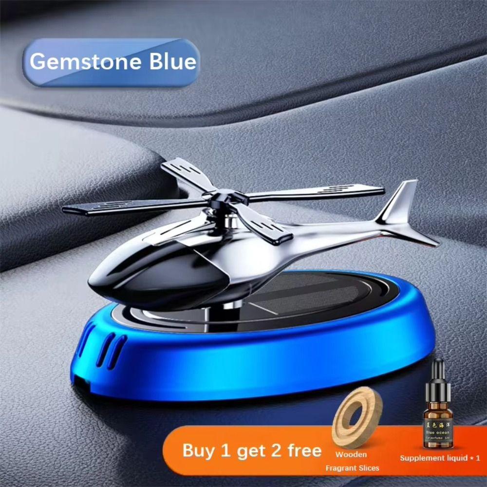 Helicopter Model Solar Car Air Freshener Non-toxic Helicopter Air Freshener  Hotel