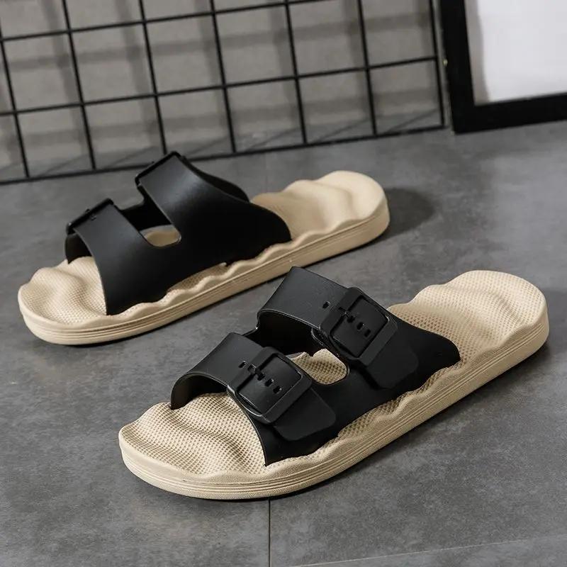 Fashion Slides Eva Pvc Platform Male Slipper Men's Shoe Designer Luxury 2025 Style Cheap Shoes Liquidation Trend Elegant Adult Fashion