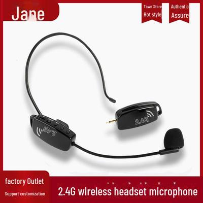 2,4G Wireless-Headset mit Ohrbügelmikrofon und Lautsprecher