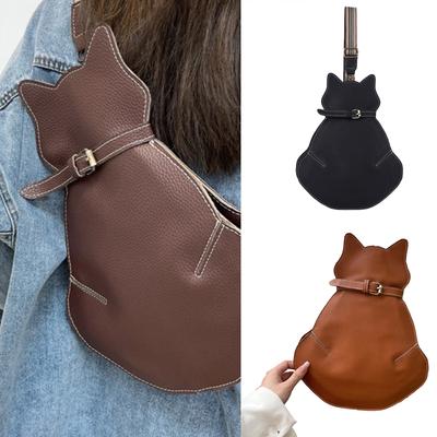 Over The Shoulder Bag Large Capacity Cat Shape Crossbody Bag Sling Bag Chest Bag Travel Belt Bag Trendy Bag for Women