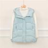 Vest Autumn and Winter Short Down Cotton Vest Women's Korean Version Cotton Vest Vest Thickened Large Size Cotton Vest