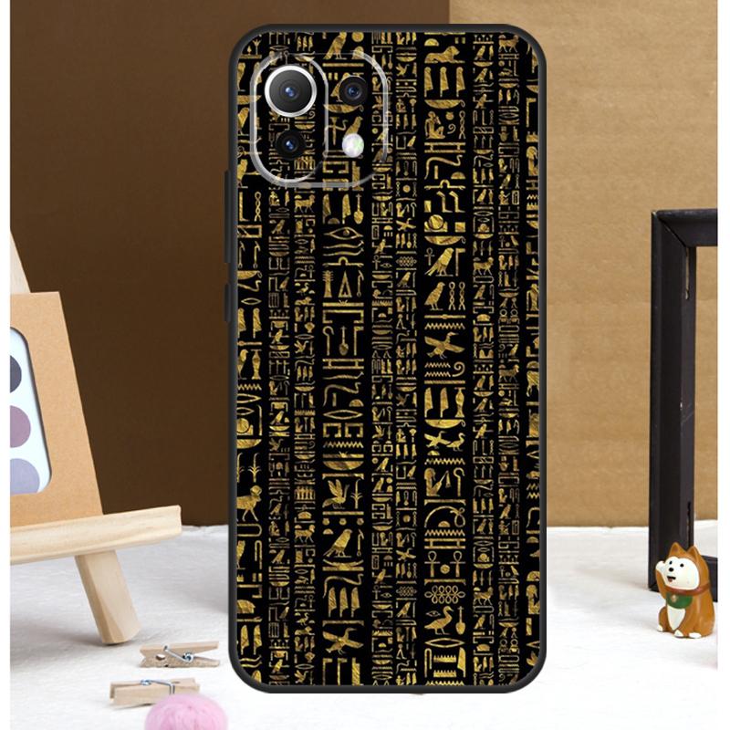 

Древнеегипетский иероглифический чехол для POCO X6 Pro M6 X3 X4 X5 F3 F5 M5s Xiaomi 13 14 Ultra 12 Lite 11T 12T 13T Pro POCO X6 Pro