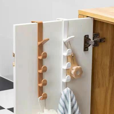 Over-the-Door Hook Rack for Cabinets and Wardrobes