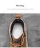 Men's 2024 Autumn/Winter High-Top Martin Boots - British-Style, Thick-Soled, Retro Work Boots with Soft Leather and Sole.