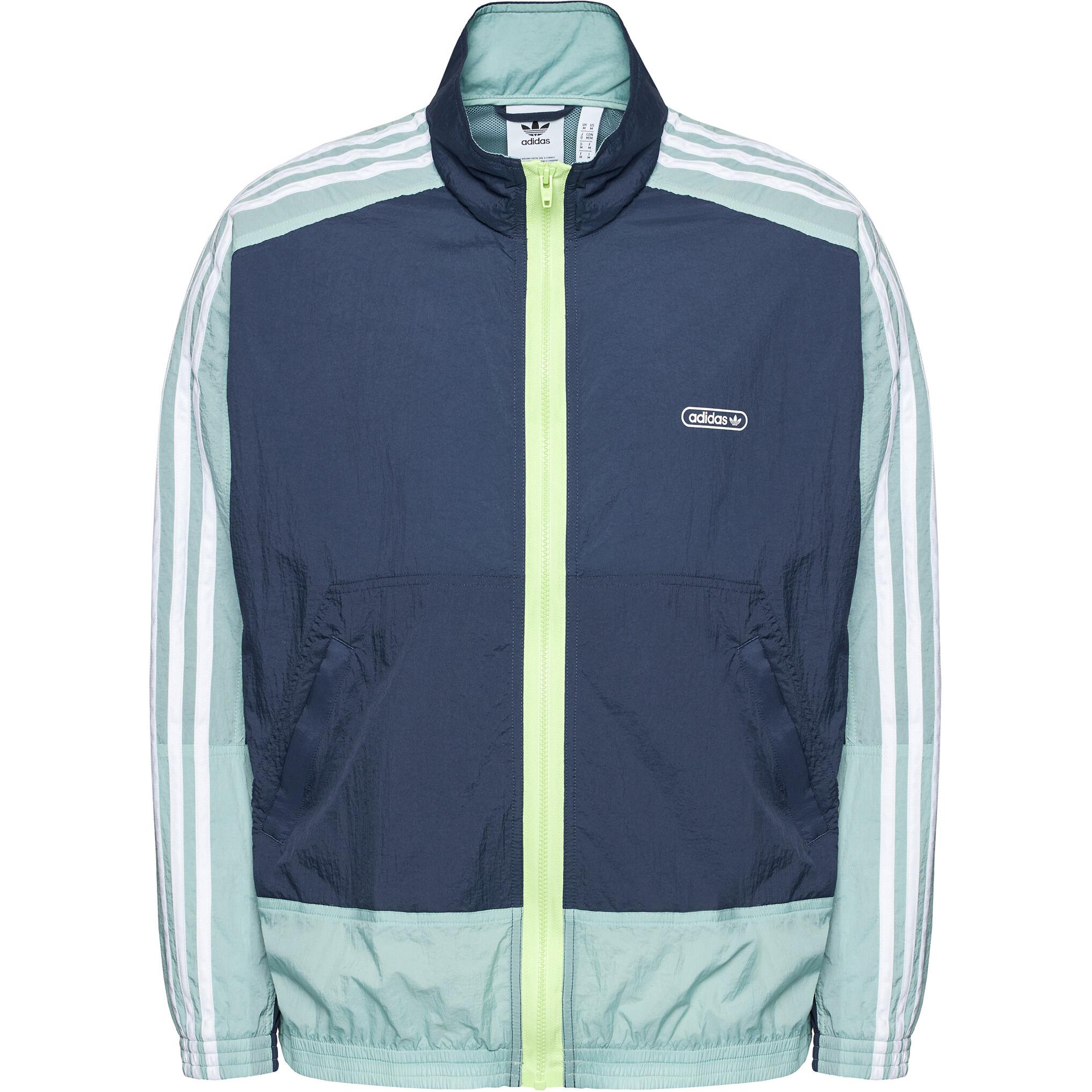 adidas Originals Lightweight Track Top Crew Navy Hazy Green GN3832 M