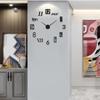 3D DIY Wall Clock Giant Acrylic Mirror Clocks Frameless Big Horloge Home Decoration For Living Room Bedroom Wall Decor