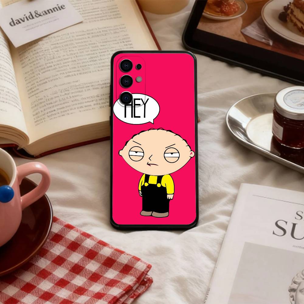 W-Witty S-Stewie G-Griffin Phone Case For Samsung S 25,24,23,22,30,21,10,9,Ultra,Plus,Lite,FE,4,5 G Soft Black Case
