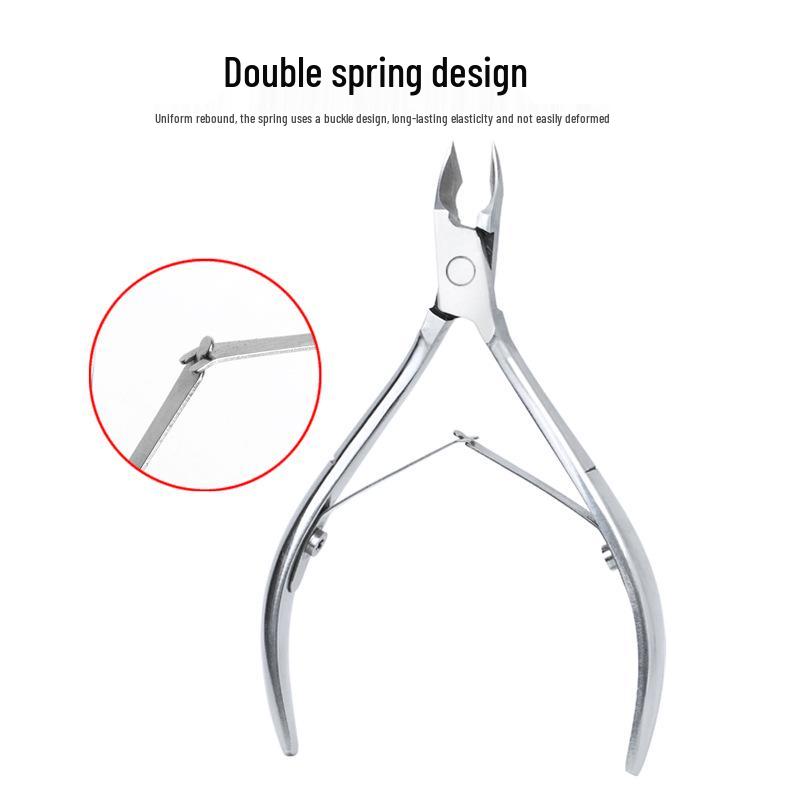 Stainless Steel D501 Professional Cuticle Nipper and Scissors for Manicure and Pedicure
