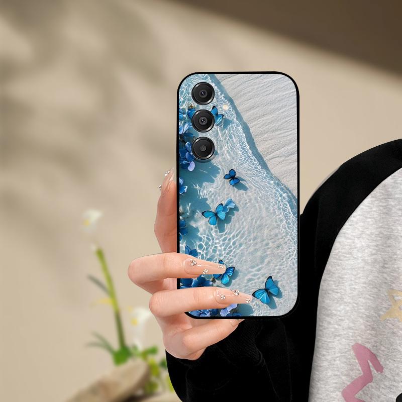 For Samsung A56 Case Silicone Luxury Space Soft Bumper for Samsung Galaxy A36 A26 A56 A16 4G 5G Phone Cover TPU Funda Fashion
