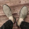Men's Oxford shoes, lace up comfortable suede shoes, retro classic casual men's shoes, Oxford office men's lightweight shoes