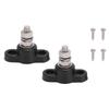 Red And Black Power Stud For RVs For Solar Battery Junction Box Battery Terminal Block Plastic Stainless Steel