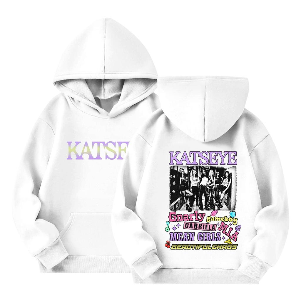 Kids Long Sleeve Loose Fit Pullover Hoodie with Letter Print Casual Sweatshirt for Boys and Girls