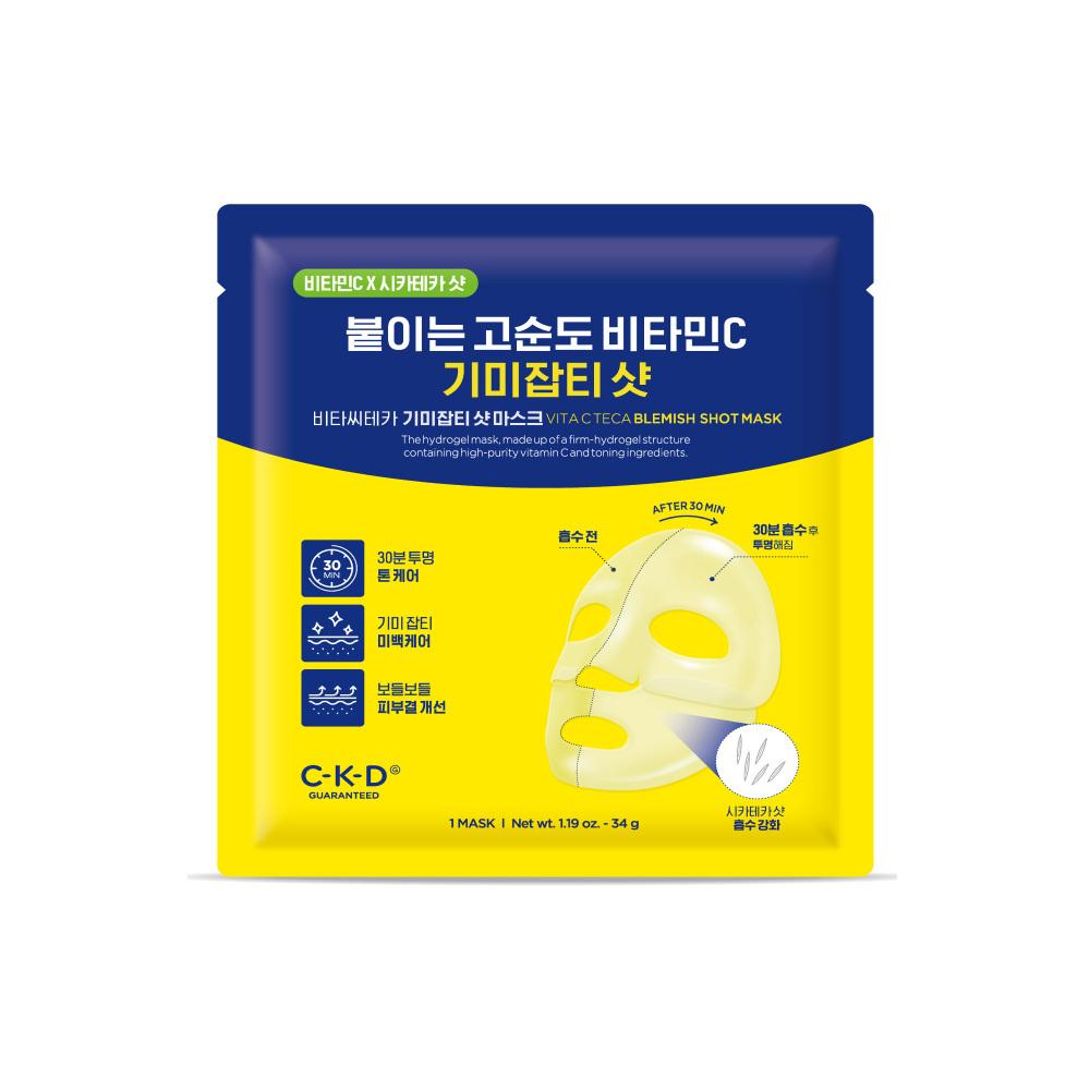 Ckd [mit hochreinem Vitamin C] Ckd Vitaciteka Pickel Pickel Shot Maske Wählen Sie 3 Arten 1 Vitaciteka Pickel Pickel Shot Maske 4+1 Blatt