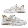 New Men's Shoes Spring White Shoes Comfortable Breathable Sports Board Shoes Light and Durable Low-top Men's Casual Shoes