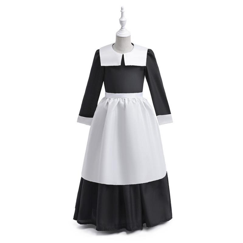 New Black Wednesday Adams Children's Dress, Forged Cloth Dress June 1 Children's Day Costume