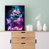 5D Diy Diamond Painting Skeleton and Butterfly Cross Stitch Set Full Diamond Embroidery Mosaic Art Picture of Rhinestones Decor Gift