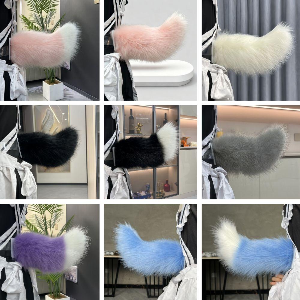 Bewegliches Schwanz Cosplay Schwanz Realistisches Flauschiges Verstellbarer Katzen Schwanz Elektrischer Flauschiger Schwanz Kinder Party