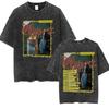 Vintage Washed TShirt Rapper Dani Fernandez Fashion Album Print Harajuku Style Loose Comfort Casual Women And Men Tshirt