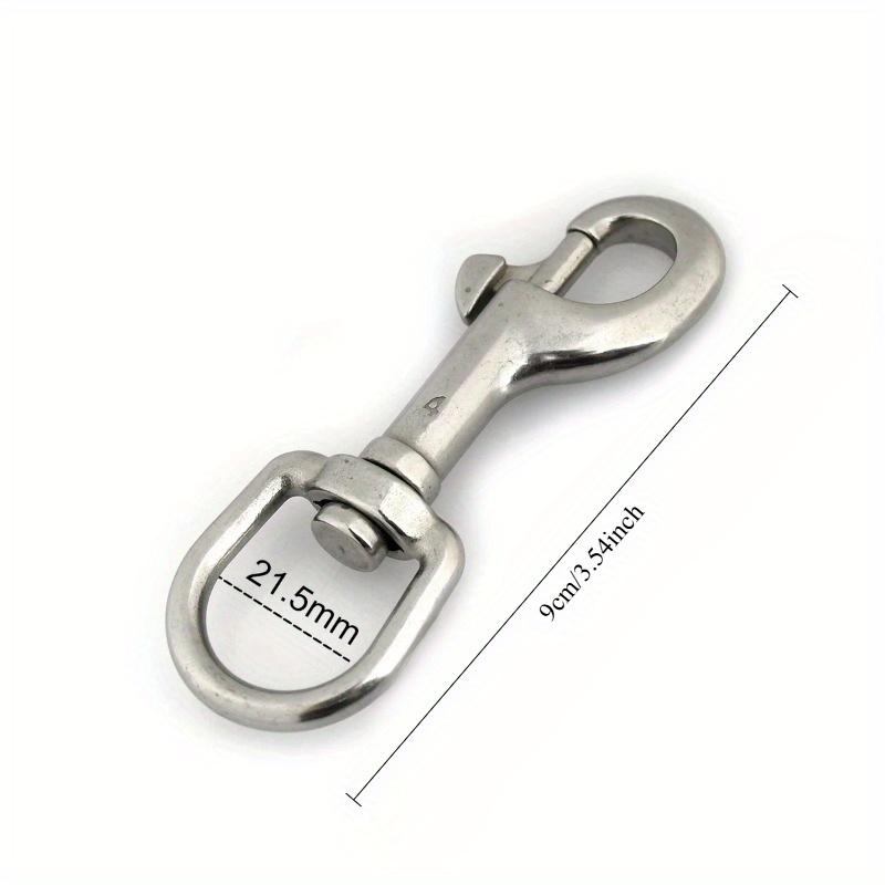 1pc Snap Hook Stainless Steel Trigger Swivel Eye Bolt for Webbing Leather Craft Bag Strap Belt Clasp Pet Dog Leash Clip Quality