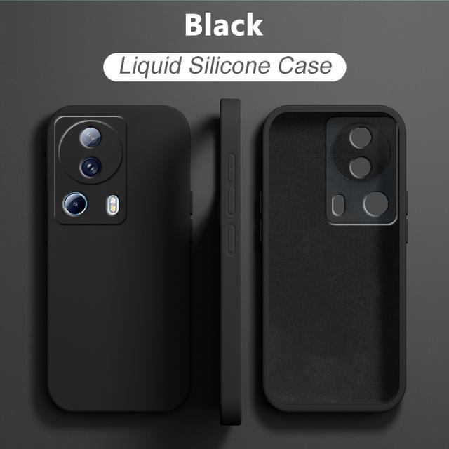 Flüssige Silikonhülle für XiaoMi 13 Mi13 M 13 Pro Mi 13Lite XiaoMi 13 Lite Globale Version Ganzkörper-Kameraschutzhülle QUADRATISCHE Abdeckung aus Silikon