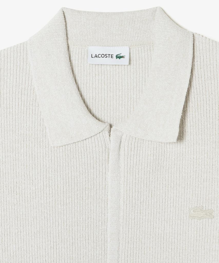 Lacoste Men'S Rib Collar Zip-Up Cardigan Ah403E-56G S7G