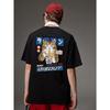 Harajuku Cat Cartoon Graphic Men Tshirt Casual Baggy Short Sleeve T-shirt Japanese Style Oversized T Shirt Y2k Men's Clothing