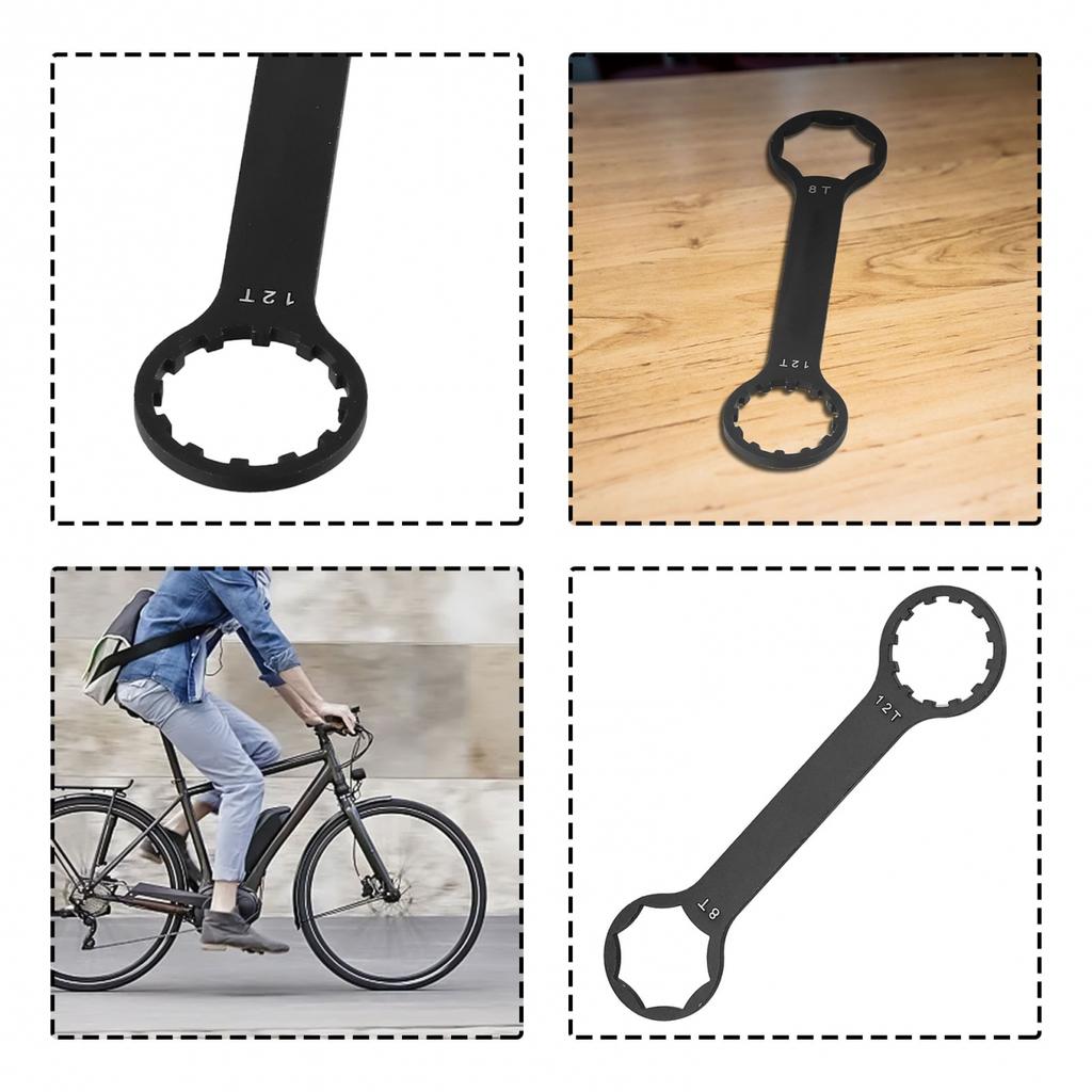 1 Pcs Fork Wrench 152 X 38 X 3mm 17g Black Brand New