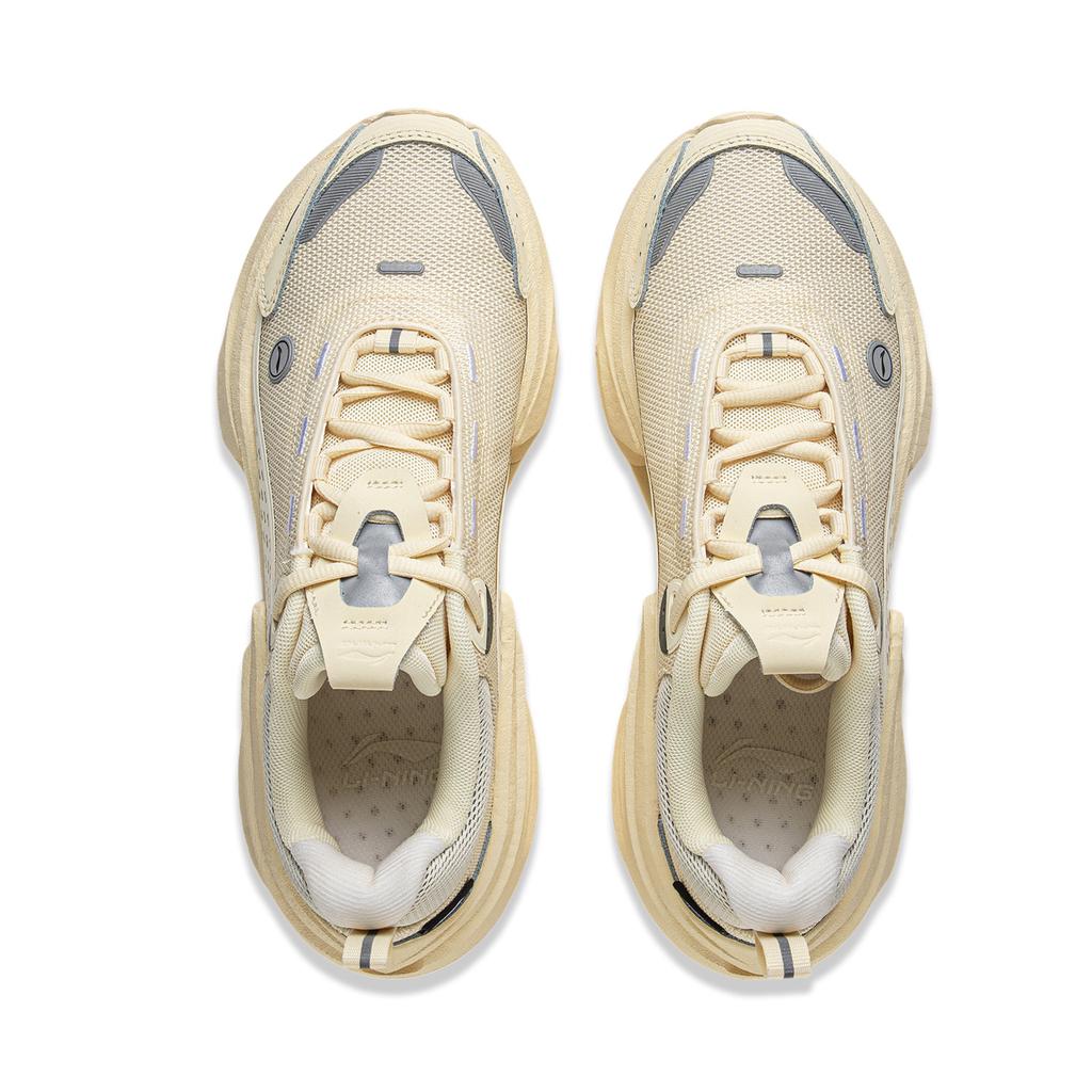 New LiNing Jueying CRC Slip Resistant Rebound Low Top Casual Shoes Women's Greige AZGV050-2