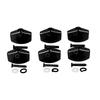6Pcs Guitar Tuning Peg Buttons Metal Stable Universal Tuner Buttons Replacement for Acoustic Electric Guitar